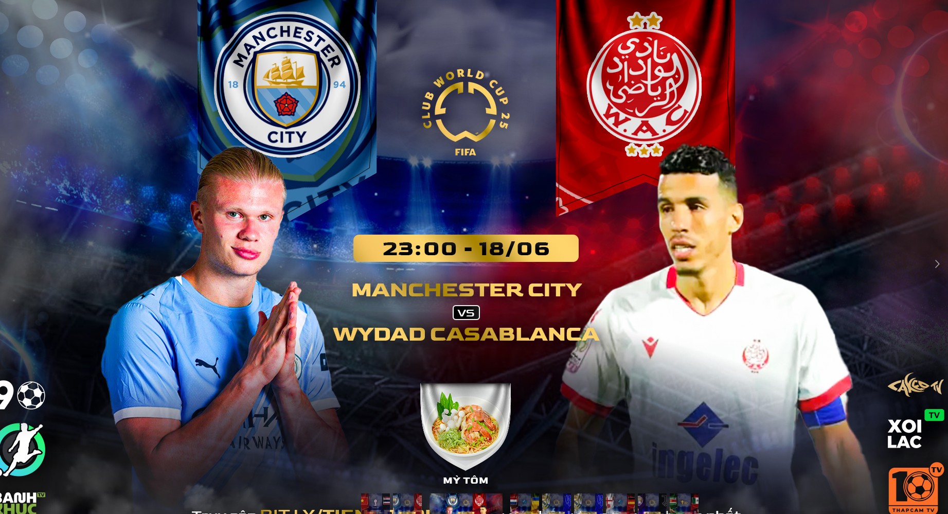 Highlights Man City vs Wydad | BLV Mỳ Tôm | 19.6.25