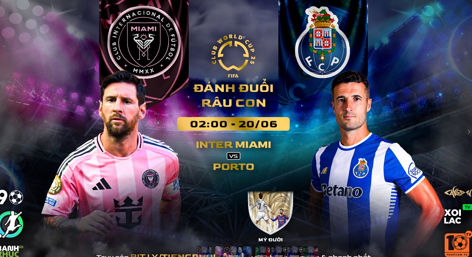 Highlights Inter Miami vs Porto | BLV Mỳ Tôm | 20.6.25