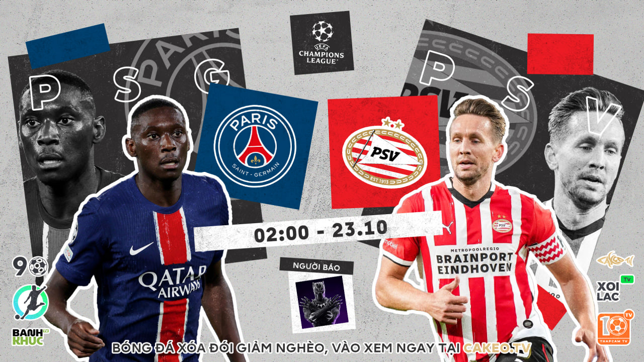 Highlights PSG vs PSV | BLV Người Báo | 23.10.24