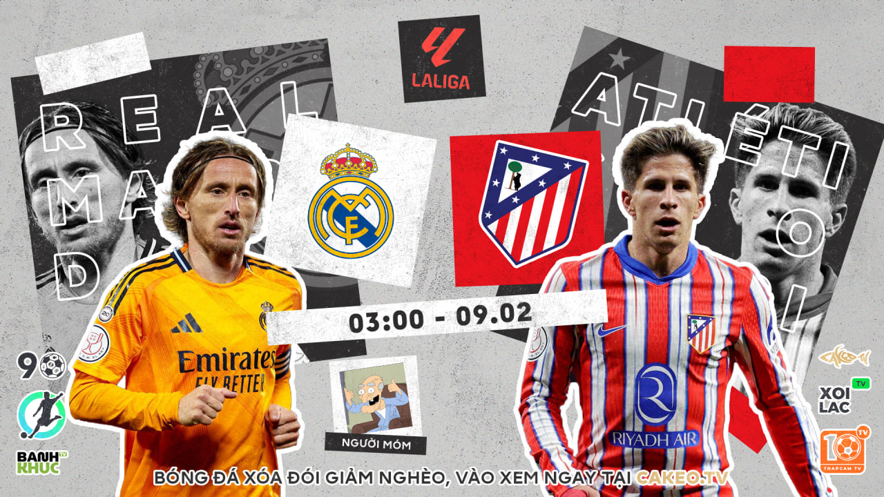 Fullmatch Real Madrid vs Atletico Madrid | BLV Người Móm | 09.02.25