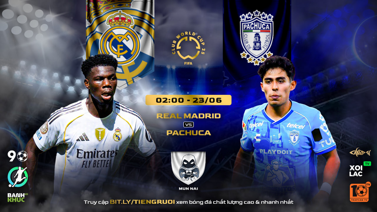 Highlights Real Madrid vs Pachuca | BLV Mun Nai | 23.06.25