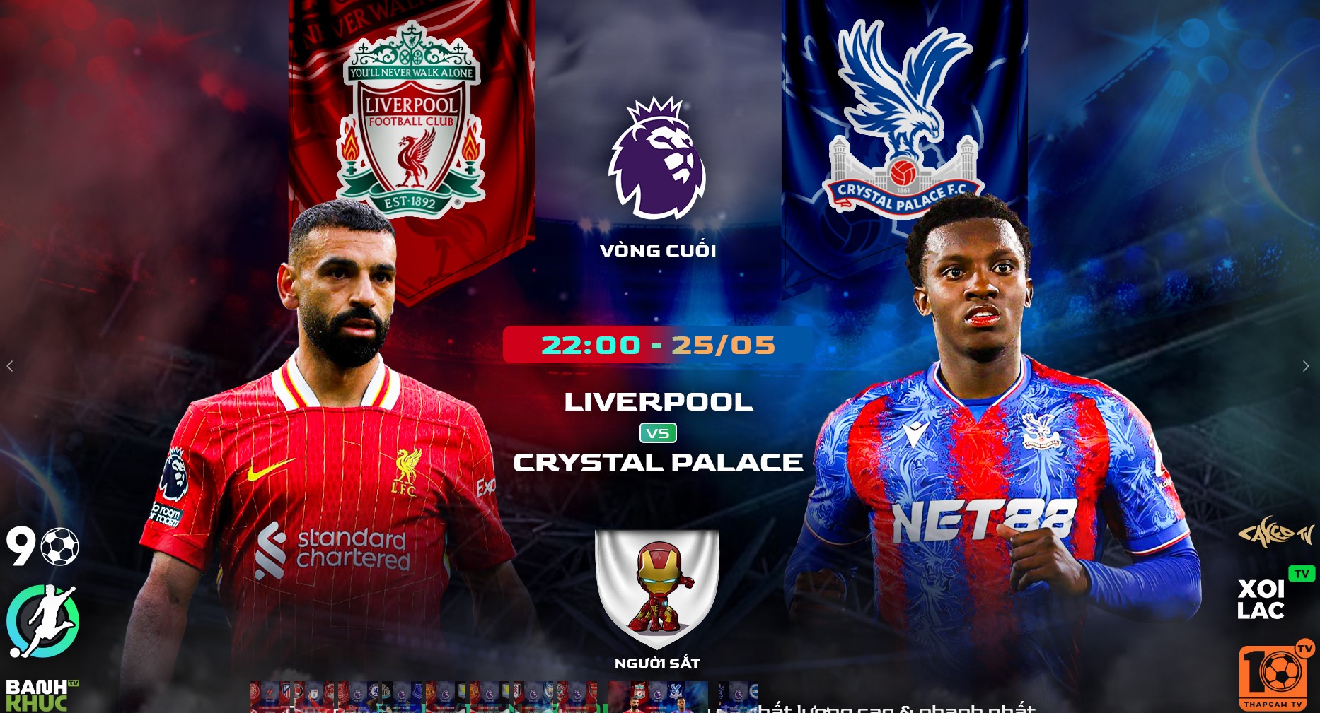 Highlights Liverpool vs Crystal Palace | BLV Người Sắt | 26.5.25