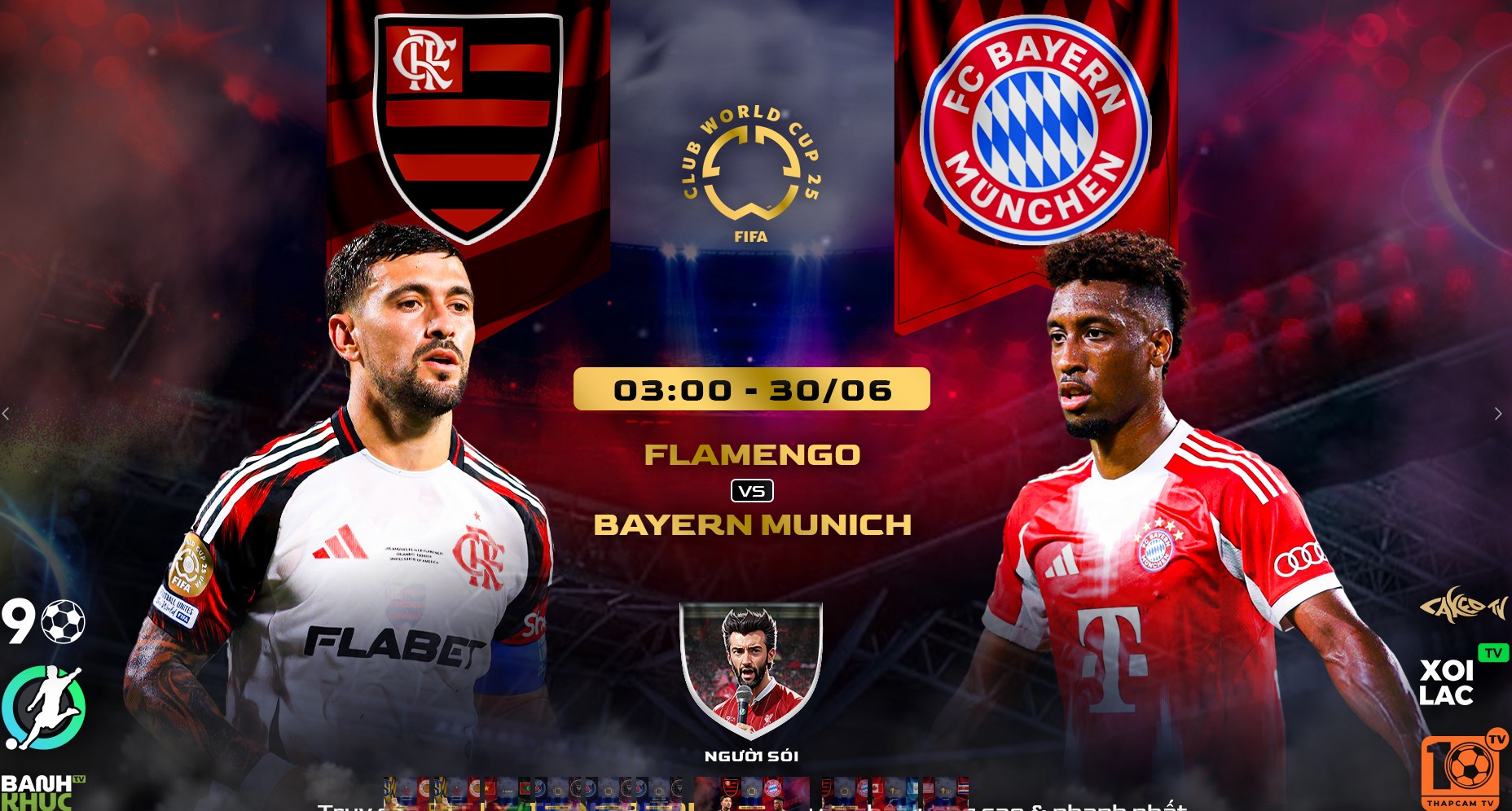 Highlights Flamengo vs Bayern München | BLV Người Sói | 30.6.25