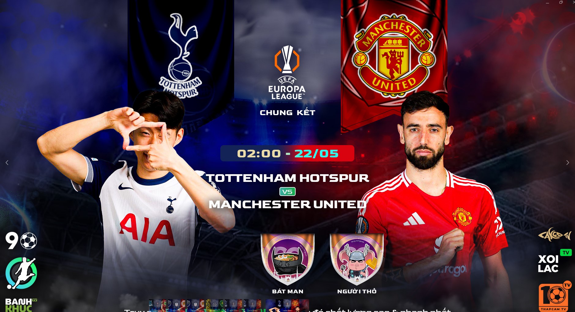Fullmatch Tottenham vs Man United | BLV Bat Man Ft Người Thỏ | 22.5.25