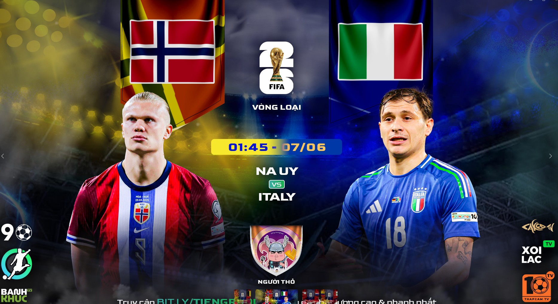 Fullmatch Na Uy vs Italy | BLV Người Thỏ | 7.6.25