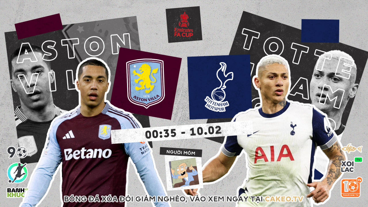 Highlights Aston Villa vs Tottenham | BLV Người Móm  | 10.02.25