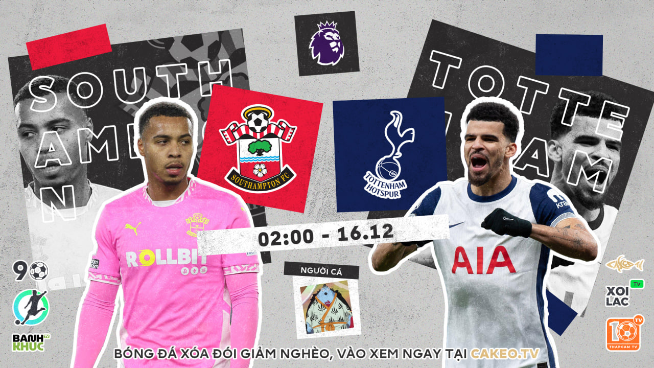 Full match  Southampton vs Tottenham | BLV Người Cá | 16.12.24