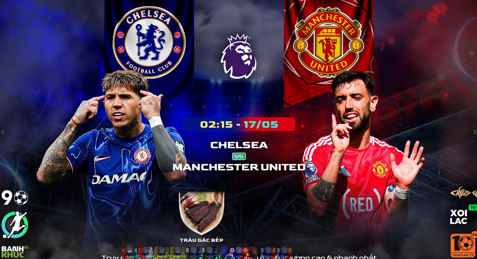 Highlights Chelsea vs Man United | BLV Trâu Gác Bếp | 17.5.25